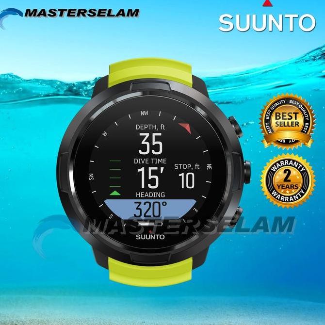 Suunto D5 Black Lime With Usb