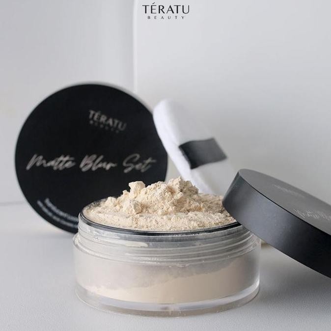 Teratu beauty matte blur set powder/ teratu bedak tabur WS