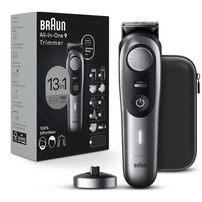 

Alat Cukur Elektrik Braun All-in-One Style Kit Series 9 9440, 13-in-1 Trimmer