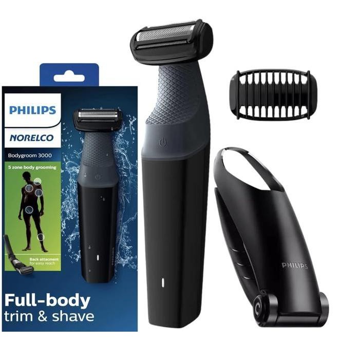

Philips Norelco Body Groomer Series 3000 Shaver Showerproof Hair Trimmer for Men BG3010