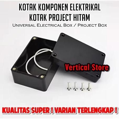 Box Komponen Kit Elektronik / Kotak Enclosure Project Diy Toso Led / Casing X6 Komponen Listrik