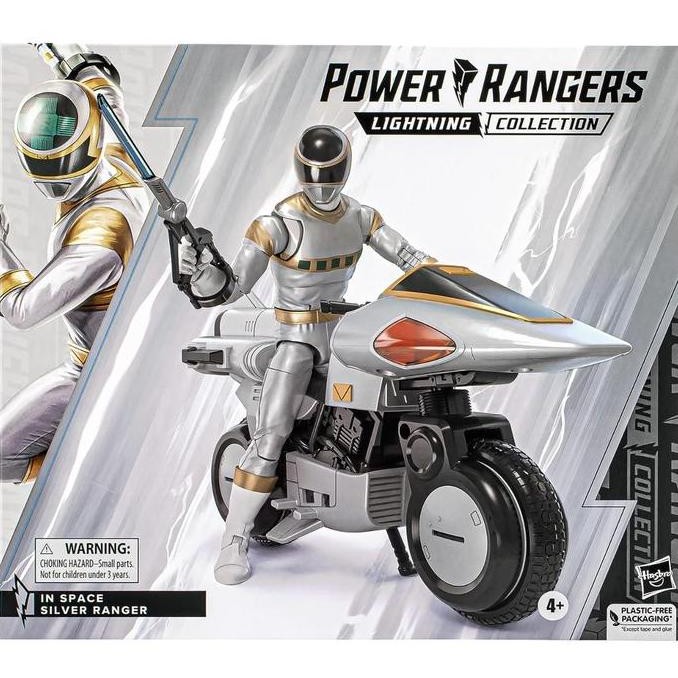 

Hasbro Power Rangers Lightning Collection In Space Silver Ranger Motor