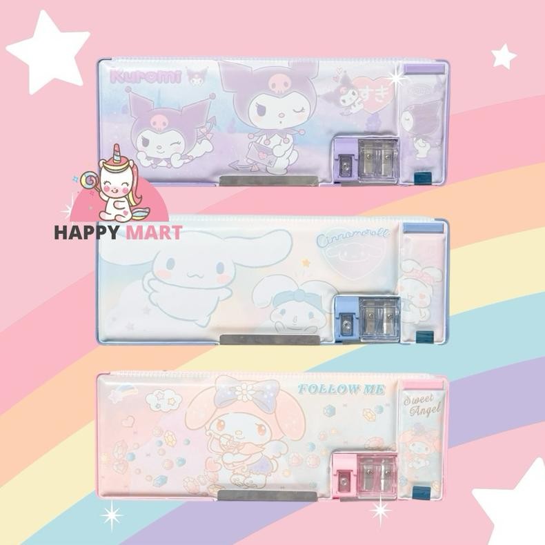 

Kotak pensil magnet DOFF motif sanrio kuromi / melody