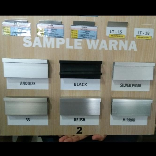 EDGING ALUMINIUM HUBEN EA 19 ANODIZE