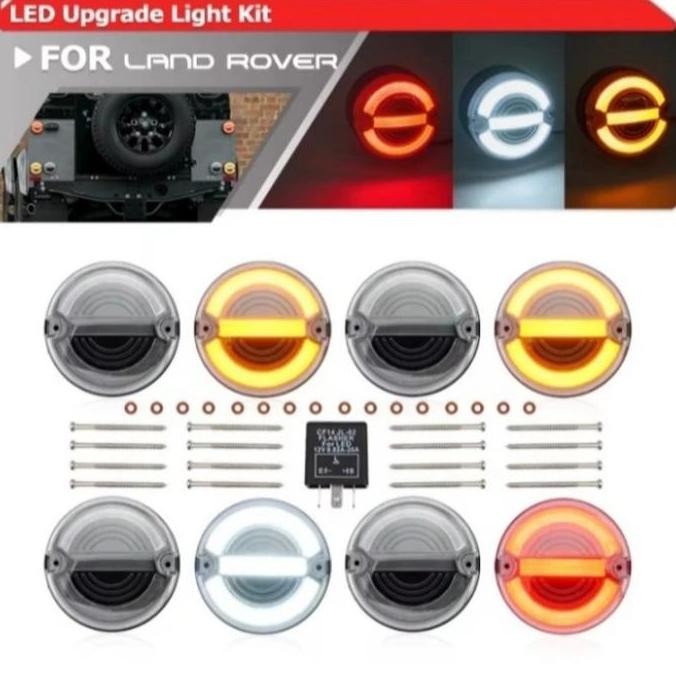 Lampu Led Mobil Land Rover Defender 10 Pcs | Upgrade Lampu Mobil Jeep LandRover Defender | Led 10 Pc