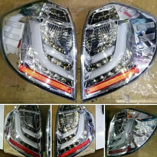 SK1700CRM Stoplamp Honda Jazz GE8 -14 LED dan LED Bar Chrome Housing