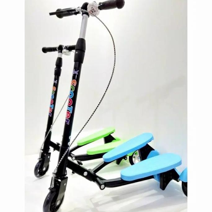 skuter pedal anak injak / scooter dual pedal injak