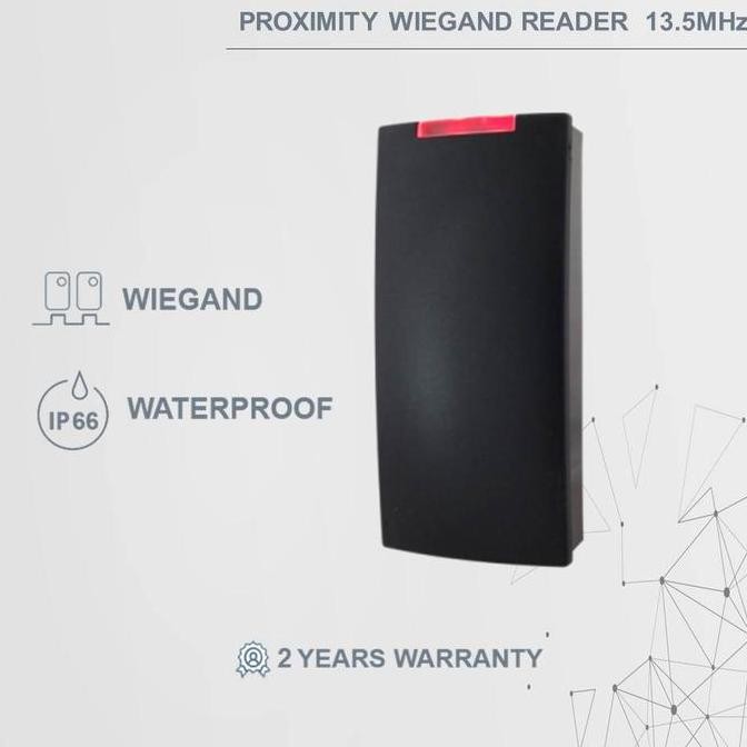 

BEBAS ONGKIR - RFID Reader Wiegand 13,56mhz Card Access Mifare Proximity Kartu 13.56