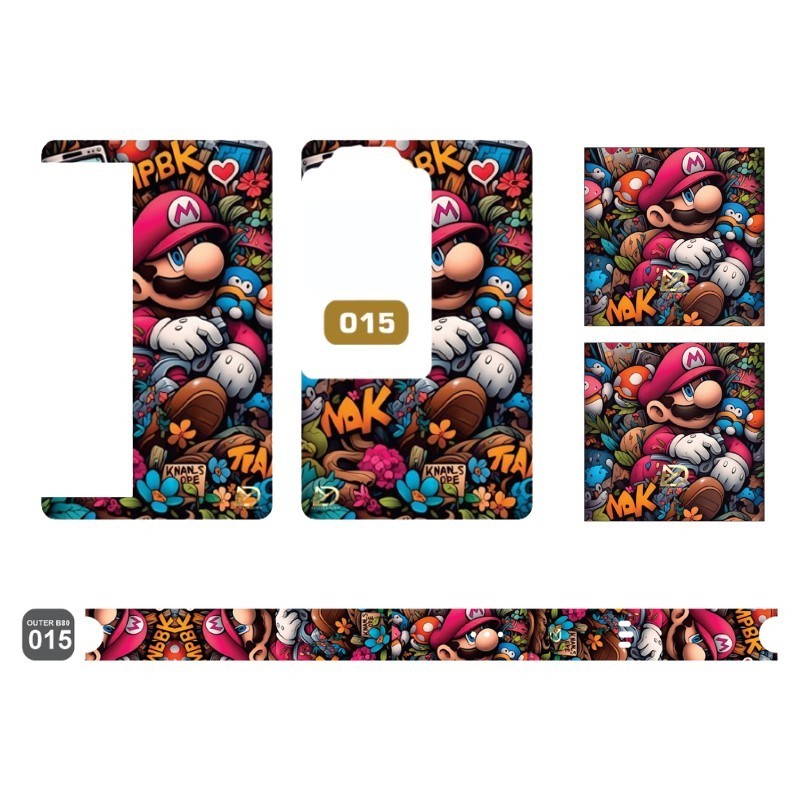 

*2Piece* Resikoid Fs Stiker Label B80 Cutting Logo Emblem 15 Garskin Stiker Casing Custom Bebas Dan Bayar Ditempat