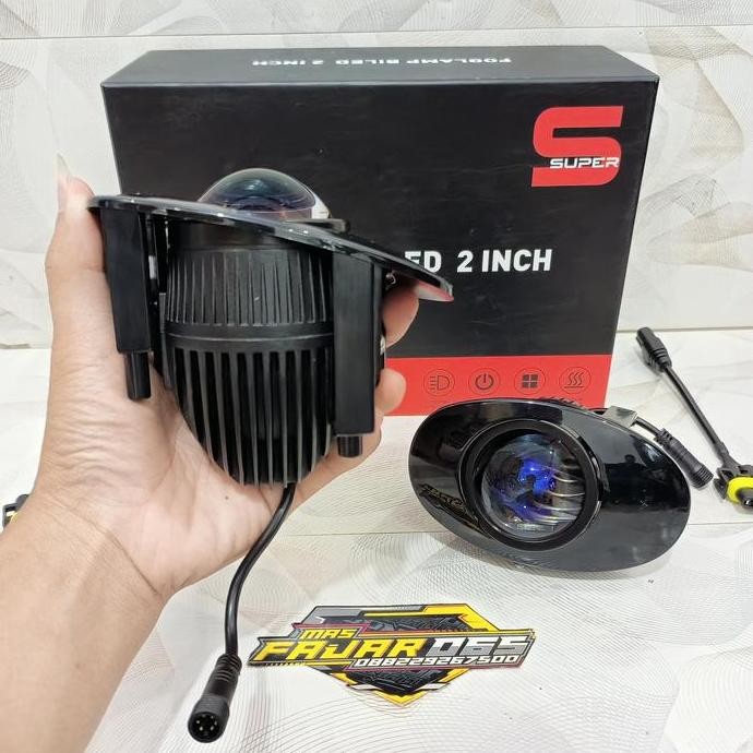Foglamp Biled 2 inch 3 Warna Devil Eye Bracket Oval 2 Inch Foglamp Brio Jazz Mobilio