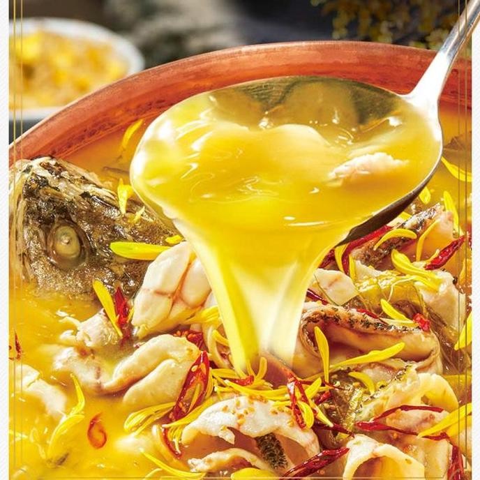

Hai Di Lao Suan Cai Yu Sour Pickled Fish Hot Pot Haidilao Shuan Cai Yu Soup Ikan Asin