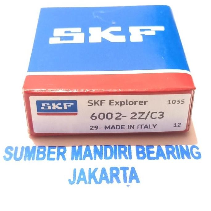 Bearing 6002 2Z C3 / ZZ C3 SKF