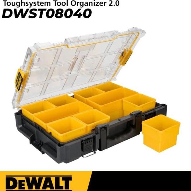 

TERBARU - DeWALT DWST08040 DWST08300 DWST08400 DWST08450 DWST08165 TOOL BOX TOUGHTSYSTEM ORGANIZER 2.0