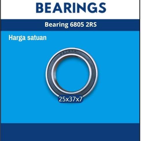 Bearing 6805 2RS N*N Double Tutup Karet | Bearing 6805 2RS