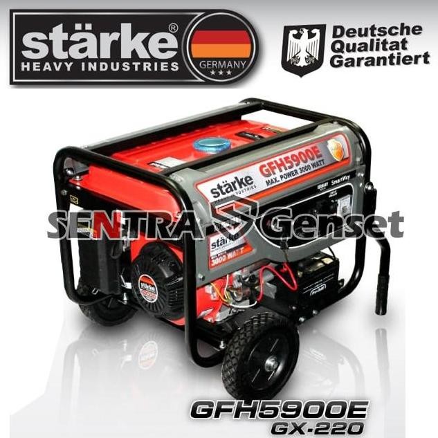 Genset 3000 Watt. Starke Gfh 5900 E