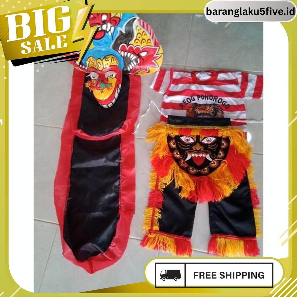 Pake Barongan Anak Dan Baju . Baju Barongan Anak Murah. Barongan Anak. Barongan Murah. Baju Reog. Ba