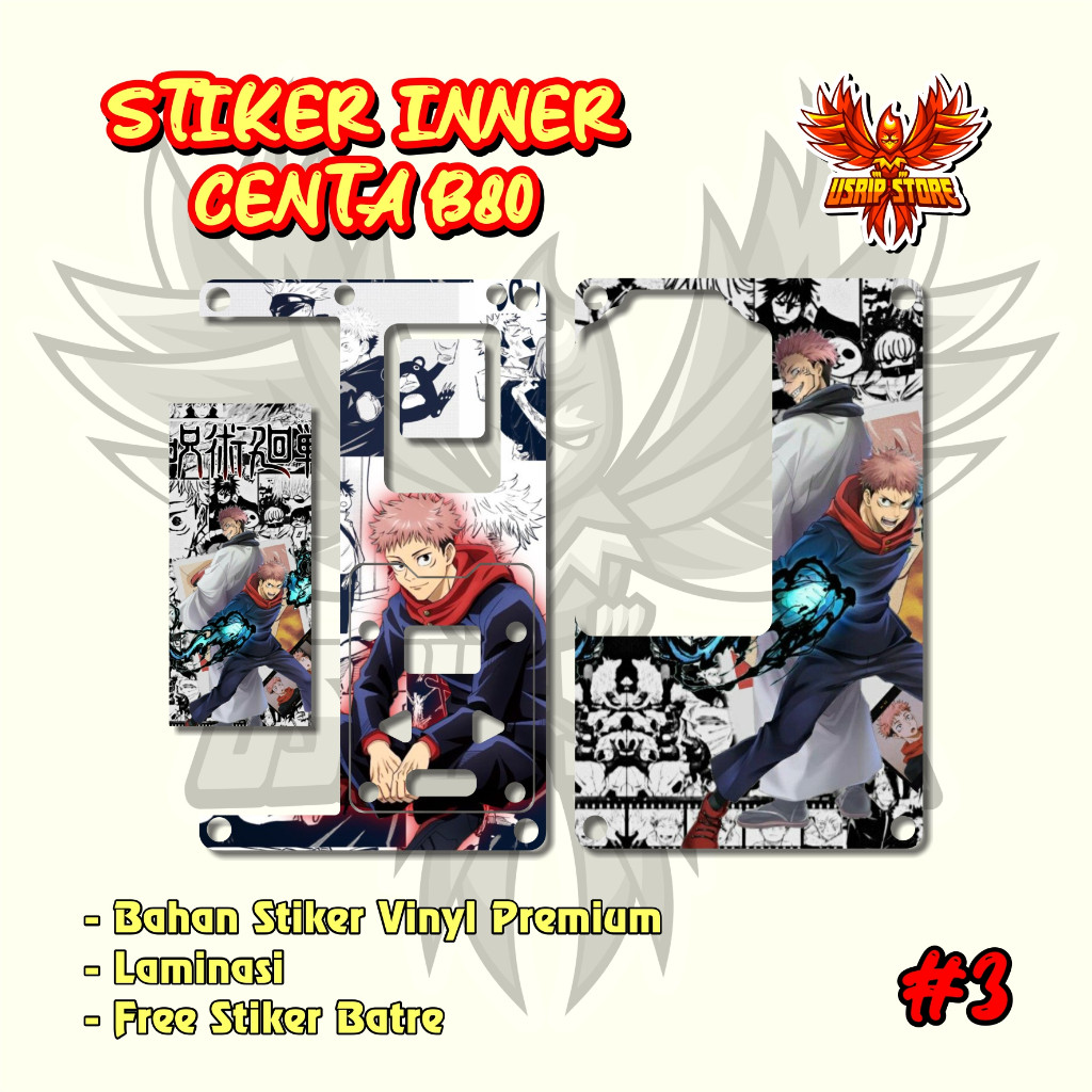 

*2Piece* Stiker Centa B80 Part 2 3 Garskin Stiker Casing Custom Bebas Dan Bayar Ditempat
