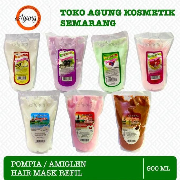 Pompia Hair Mask Amiglen 1000 gram BED