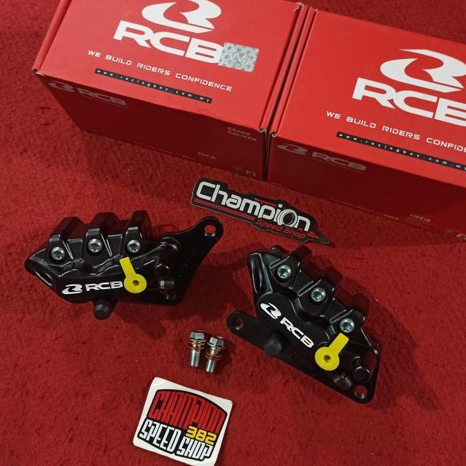 Kaliper Rem Depan Belakang RCB S Series 2 Piston 2P Hitam NMAX Old