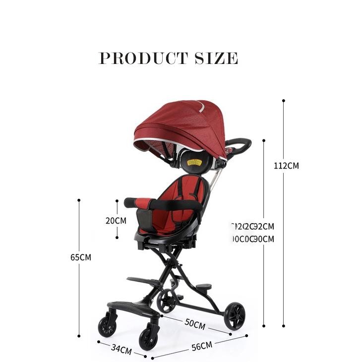 FLYBB Magic Stroller Bayi Lipat Traveling 2 Arah / kereta dorongan buat bayi Exotic