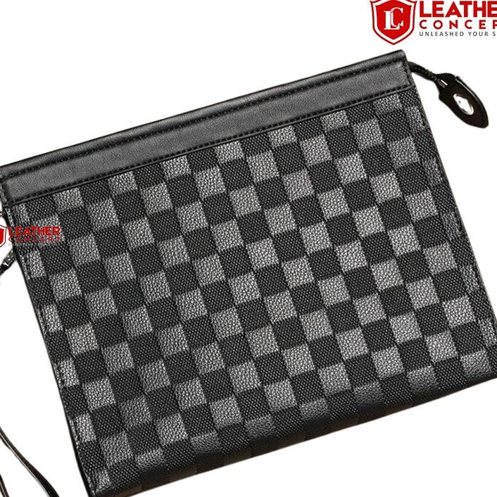 Leather Concept Tas Tangan Pria Clutch Kulit Pria Clutch Trendy Pria Akuma