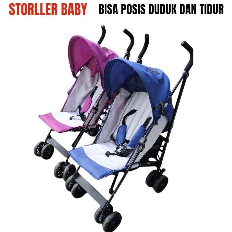 Stroller Bayi Traveling Bisa dilipat . Stroller baby traveling multifungsi