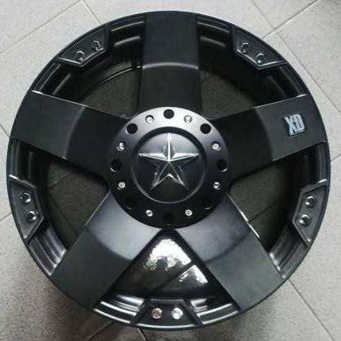 KMC XD Series Tutup Dop Velg Roda Hitam Rock Star Dually 20inchi