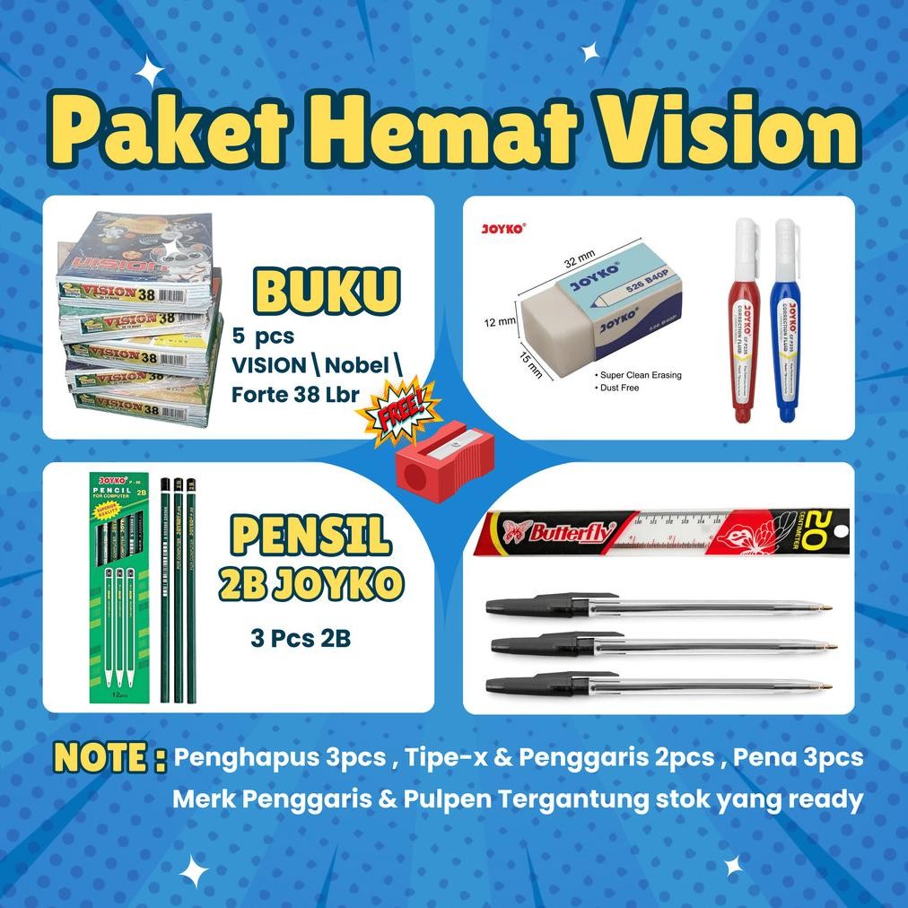 

Paket Alat Sekolah/Set Stationery/peralatan sekolah set DiM