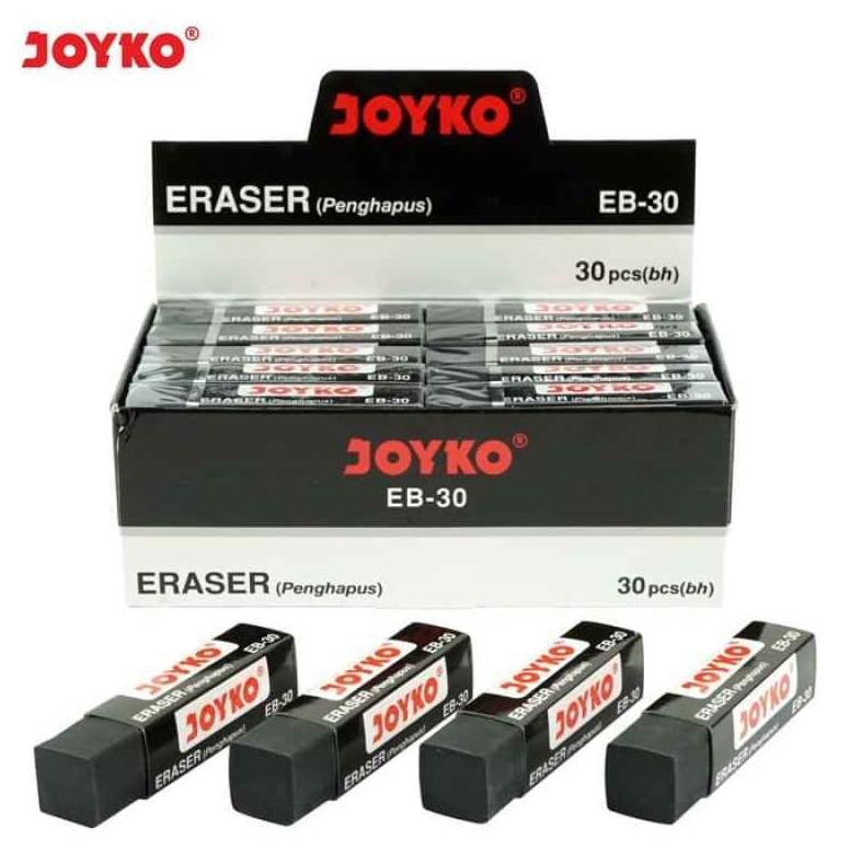 

(30pcs) Joyko Penghapus EB-30 hitam DiM
