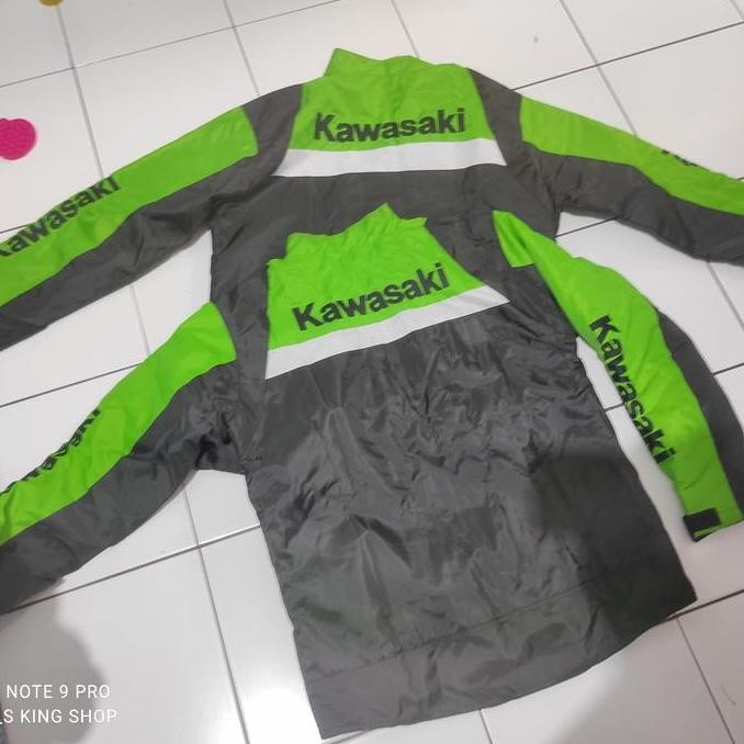 JAKET ORIGINAL KAWASAKI NINJA R RR BAWAAN PABRIK MODEL TOURING HITAM