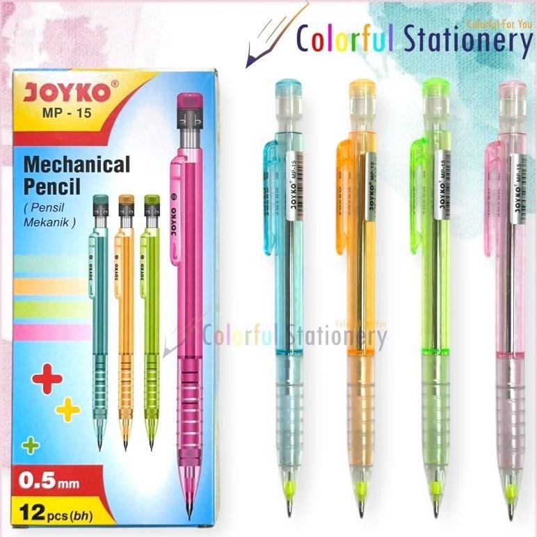 

Pensil Mekanik / Mechanical Pencil MP-15 Joyko 0.5 mm (lLsn) DiM