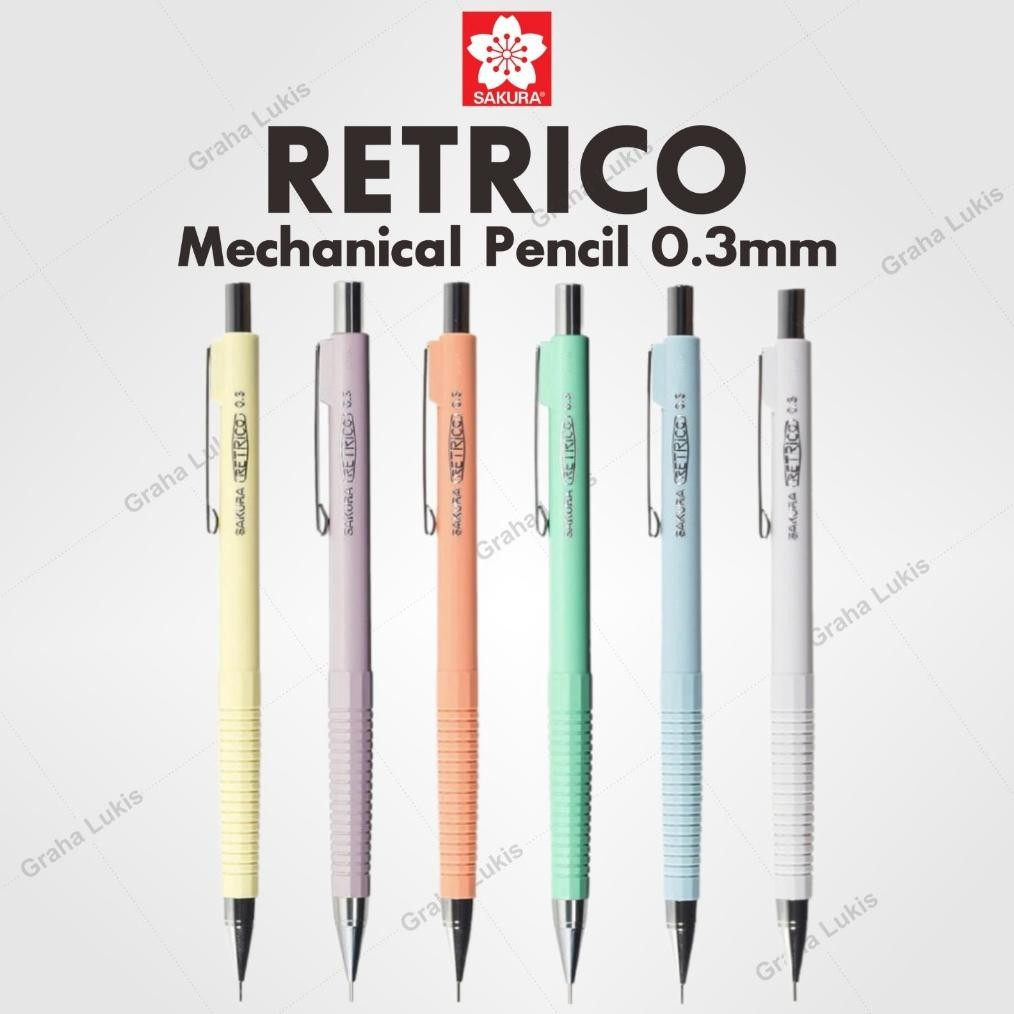 

Sakura Retrico Mechanical Pencil 0.3 mm DiM