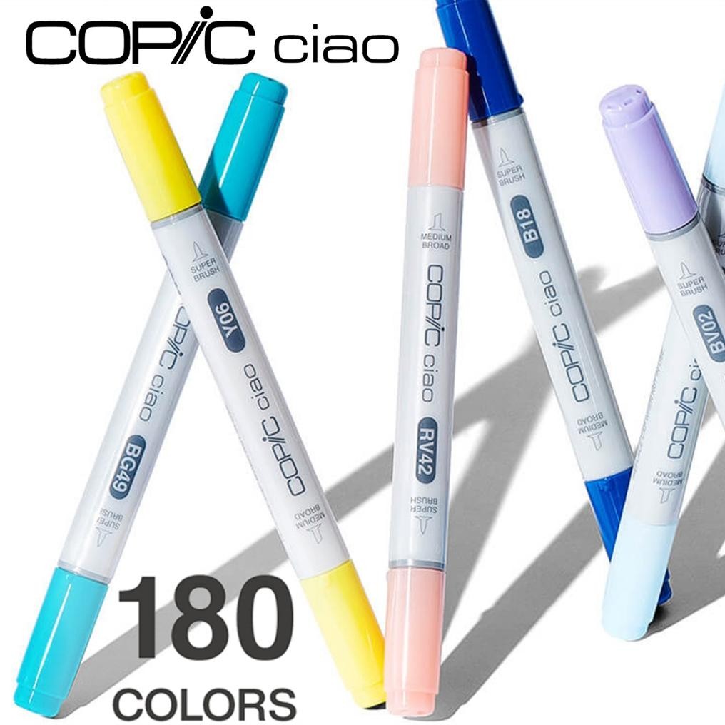

Copic Ciao Graphic Marker Alcohol Based Dye Ink Refillable Satuan DiM