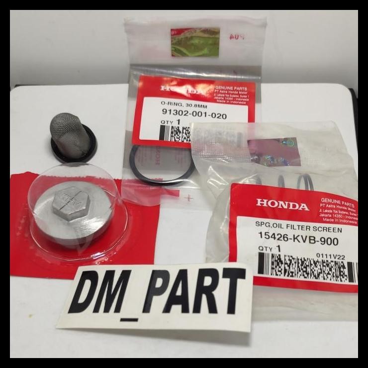 DISKON TUTUP BAUT FILTER SARINGAN OLI BEAT SPACY SCOOPY VARIO 110 LED ORI 