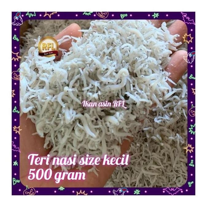 

Terlaris! ikan asin teri nasi medan kecil gram