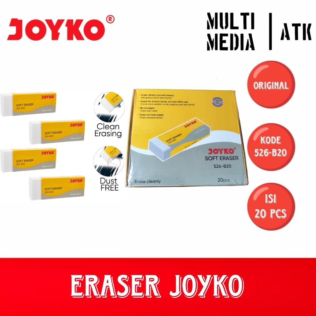 

ERASER / PENGHAPUS / STIP JOYKO 526-B20 (ISI 20PCS) DiM