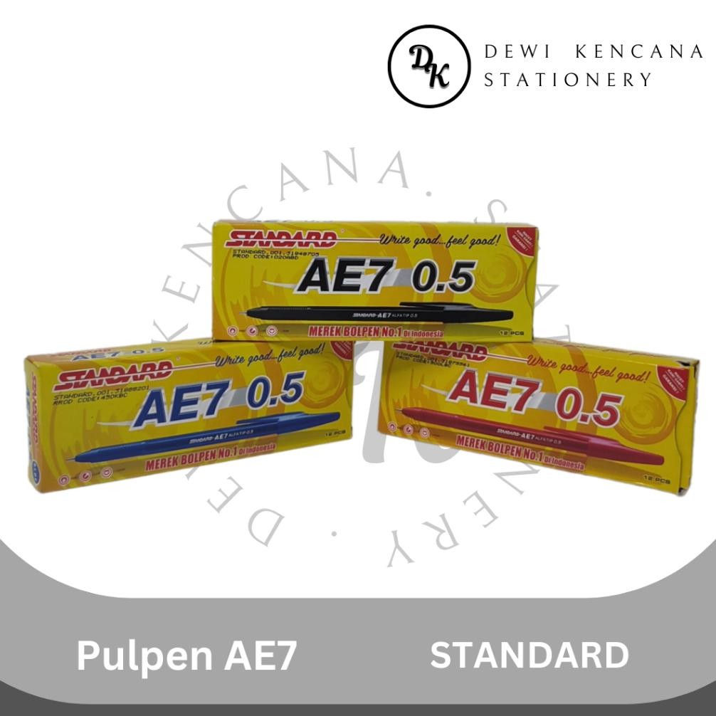 

Pulpen Standard AE7 0.5 1 Pak Isi 12 Pcs DiM