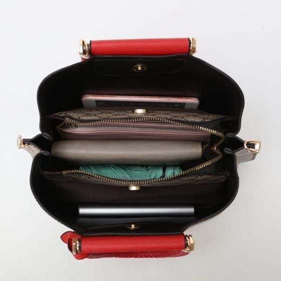 Tas Kondangan Wanita Elegan Ibu Pesta Mewah Import Branded Kulit Kerja CDS