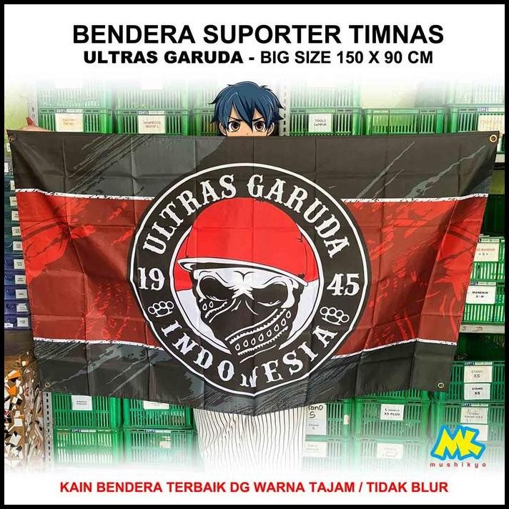 Bendera Suporter Timnas ULTRAS GARUDA Ukuran 150 x 90 CM