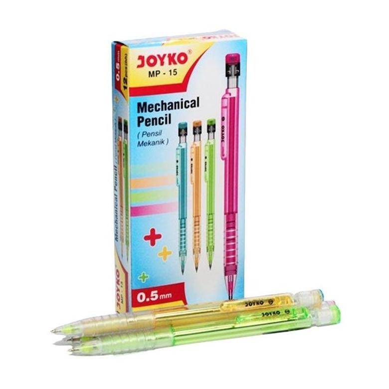 

Nokida Pensil Mekanik Joyko MP-15/12 pcs / Mechanical Pencil Gambar 0.5 mm/1 Pack / Alat Tulis DiM