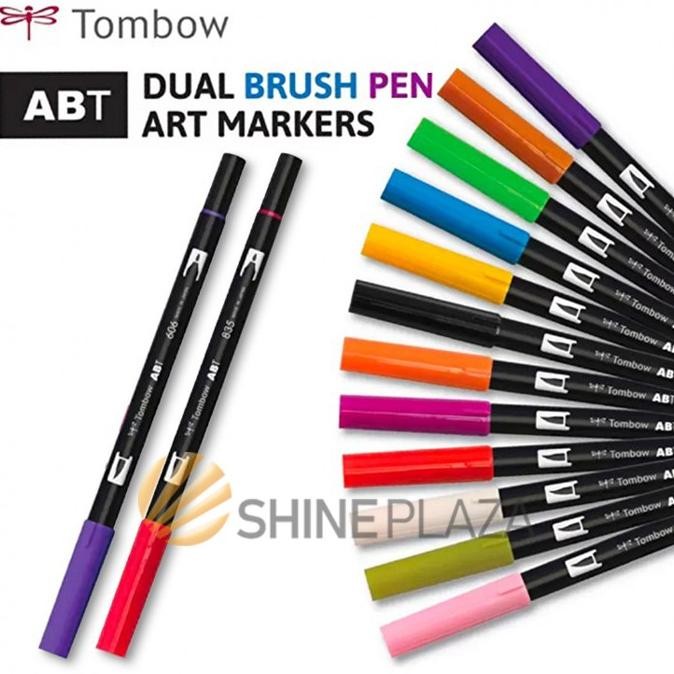 

Tombow Dual Brush Pen ABT - Art Markers Tombow Pastel Bright Mild Colors DiM