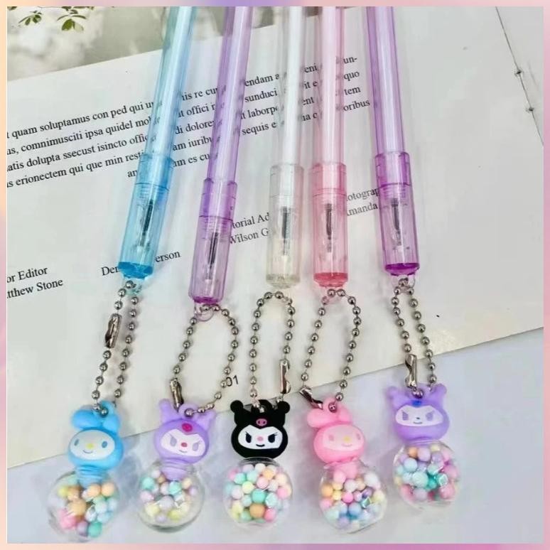 

[1 Lusin/ 12 Pcs] Pulpen Bolpen Gel Pen Gantung Kuromoi Melody SNR 876 DiM