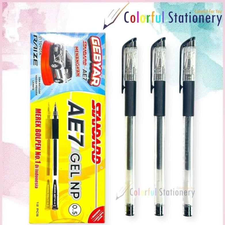 

Pulpen / Ballpoint / Pen AE 7 Gel NP (12 Pcs) DiM