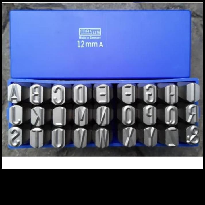 

MASUS Germany Huruf Ketok 12 mm Stamp Punch Letter A - Z