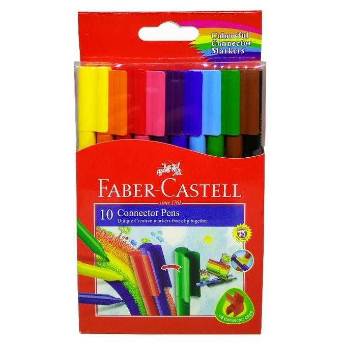 

Connector Pen Faber Castell 10 Warna #11150A Spidol Colours Craft - SHSNP DiM
