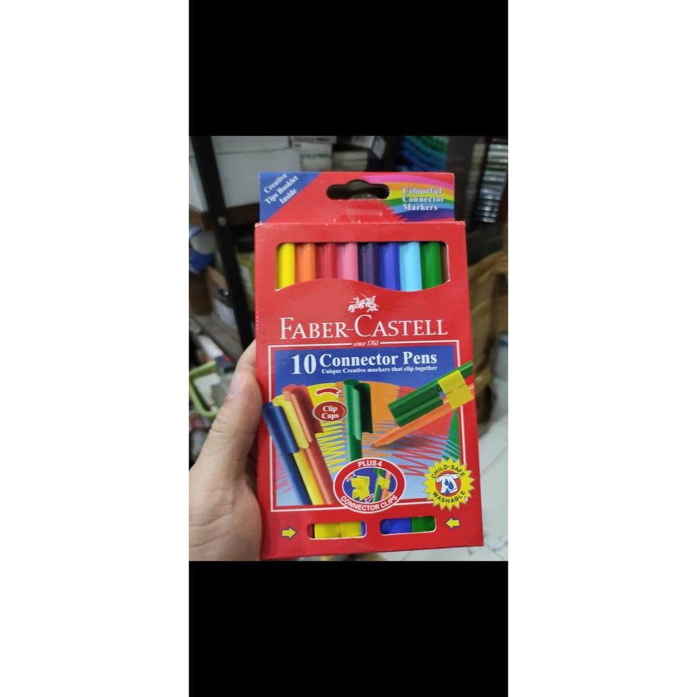 

connector pen faber castell 10 warna DiM