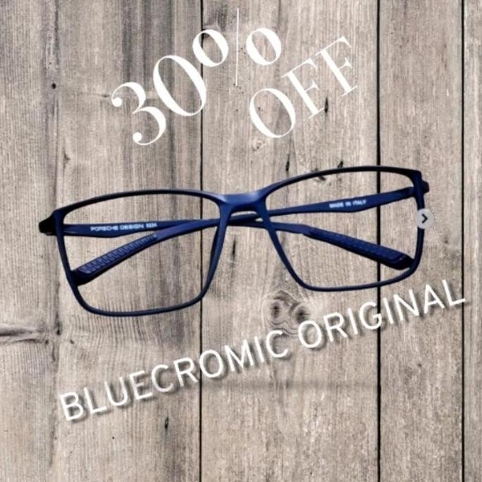 Kacamata Minus Bluecromic Photocromic Pria Anti Radiasi | Frame Lentur Pasti Ori