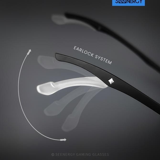 Seenergy Kacamata Gaming | Zeus Mythical Grey Pasti Promo