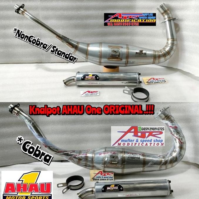 KNALPOT ORIGINAL AHAU1 COBRA & STANDAR NINJA R RR SS AHAU ONE