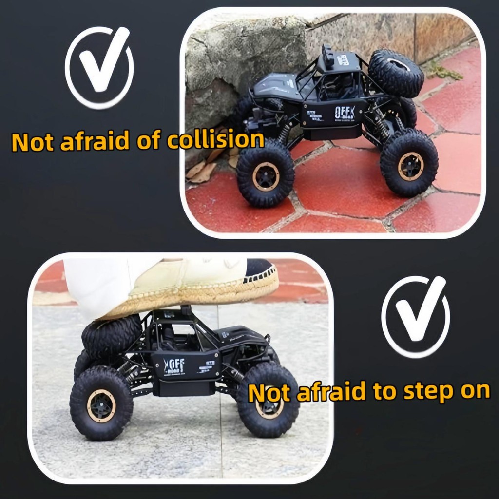 Mobil Alloy Remote Control Off-Road Climbing Car RC Rock Crawler 4WD RC Super High Speed Mobil Jeep 